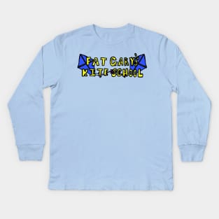 Fat Gary's Kite School Kids Long Sleeve T-Shirt